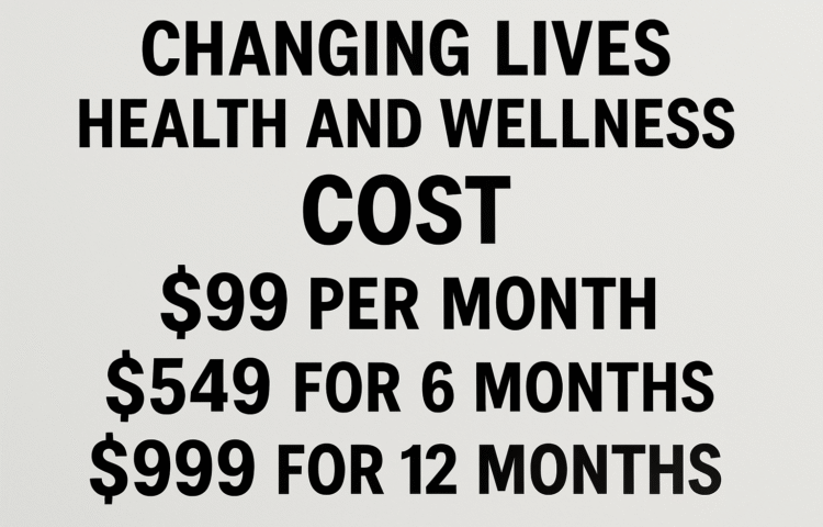 How Much Does Changing Lives Health And Wellness Cost
