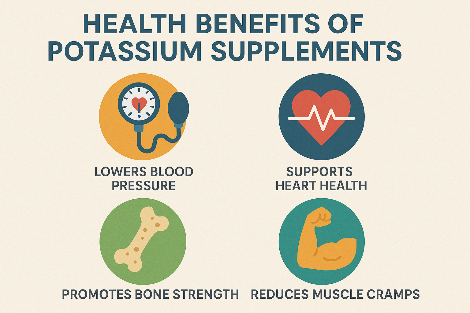 What are the Health Benefits of Potassium Supplements