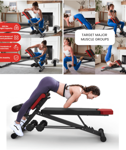 Adjustable Weight Bench for Total Body Workout