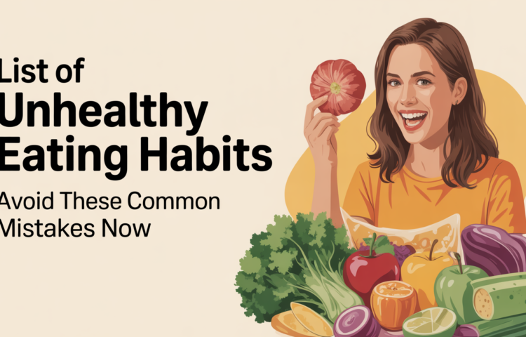 List of Unhealthy Eating Habits