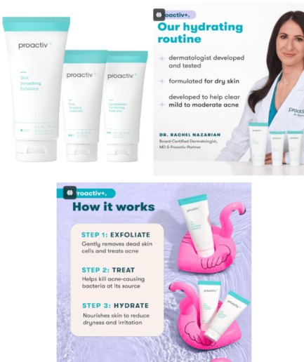 Proactiv+ 3 Step Acne Treatment 90 Day Skincare Solution