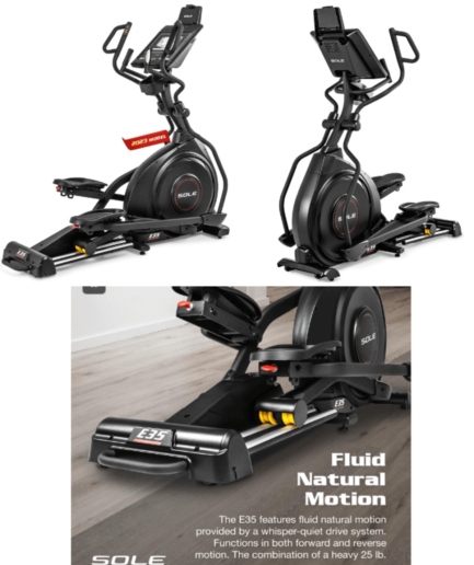 SOLE Fitness Elliptical Exercise Machines for Home Use