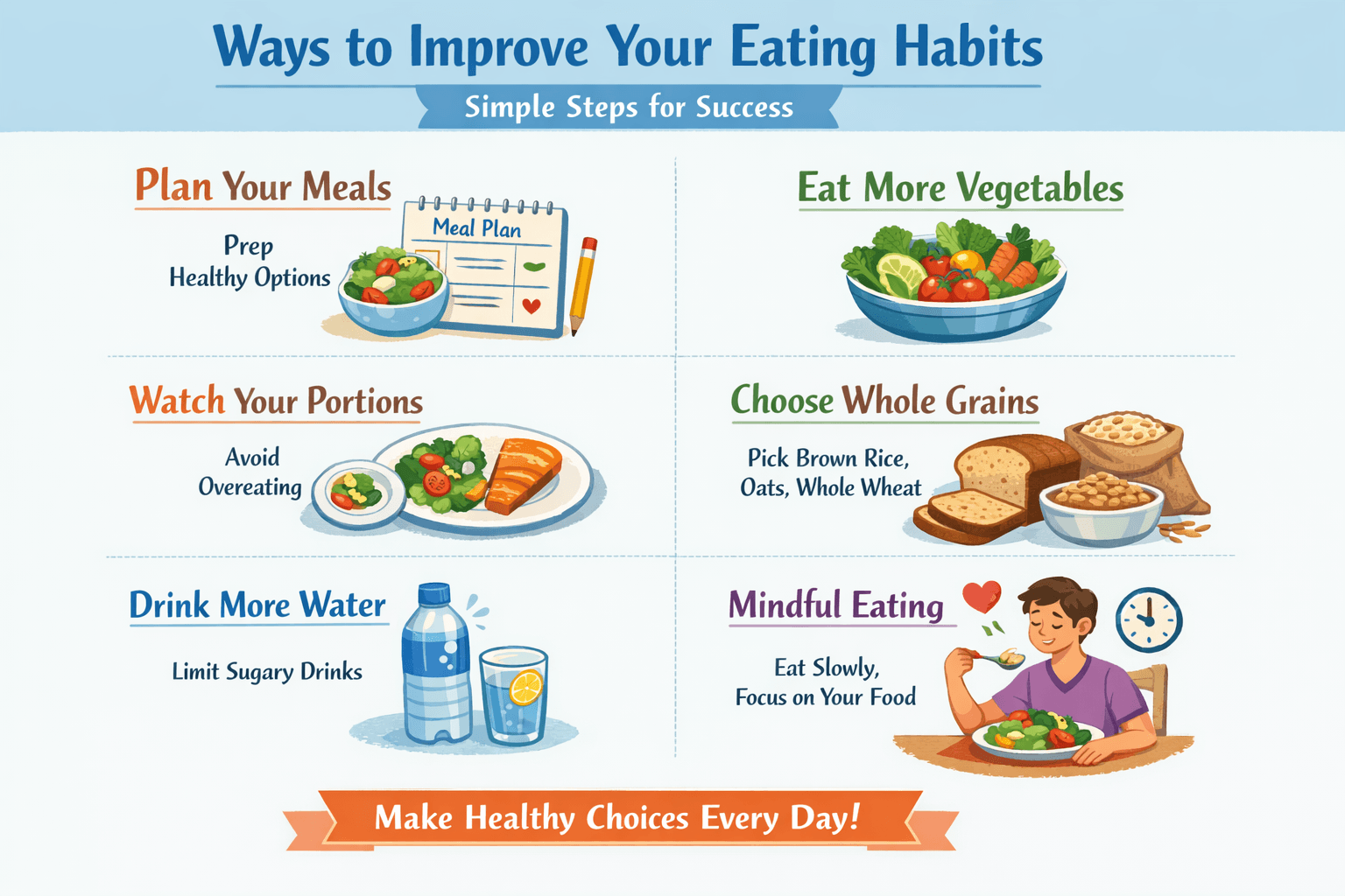 What are the Ways to Improve Your Eating Habits Radiant Glow Health What are the Ways to Improve Your Eating Habits