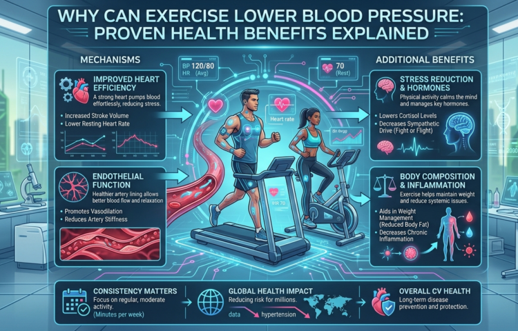 Why Can Exercise Lower Blood Pressure