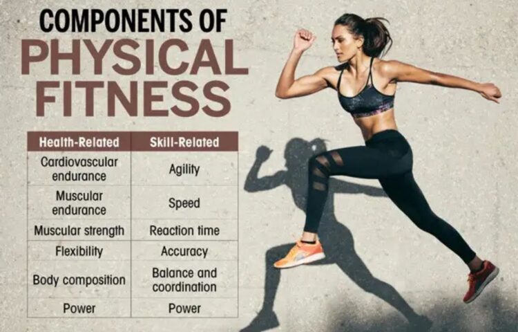 how many health related physical fitness components are there