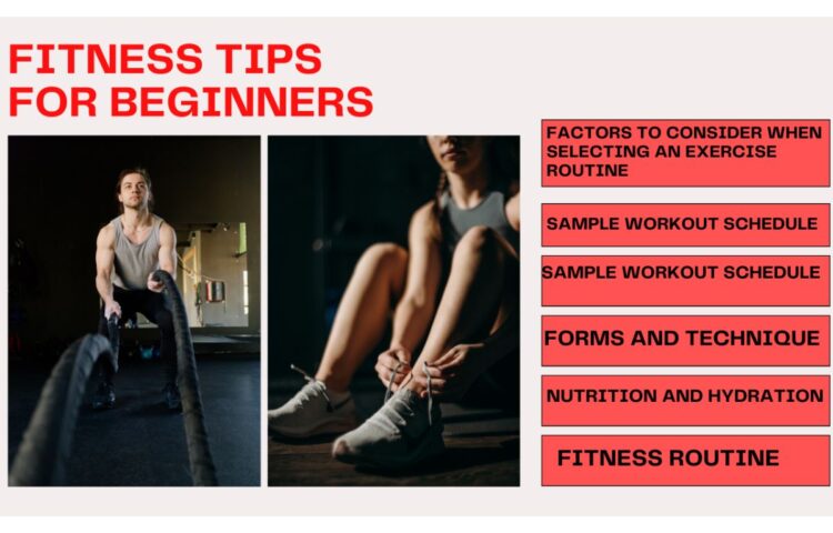 list the important things to consider before beginning a fitness program