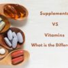 what is the difference between supplements and vitamins