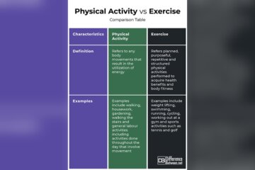 What is the Similarities between Physical Activity And Exercise